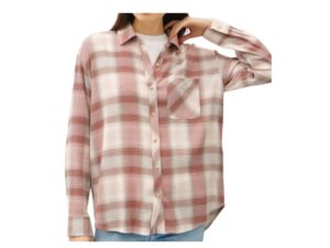 BE COOL CLASSIC PLAID BUTTON UP SHIRT