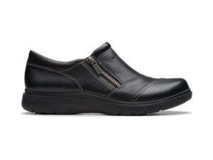 CLARKS CERTINA PURE BLACK LEATHER