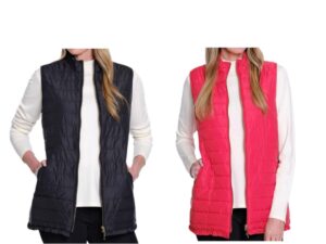 MULTIPLES RUFFLE TRIM LIGHT WEIGHT VEST