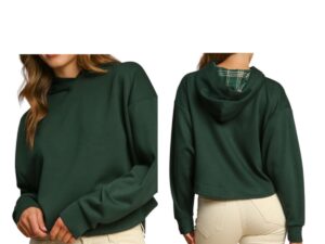 UMGEE LUXEKNIT CROPPED HOODIE