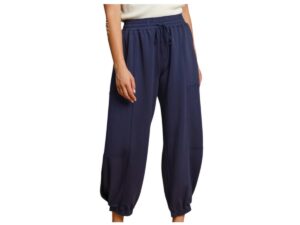 UMGEE LUXE KNIT BARREL LEG JOGGERS