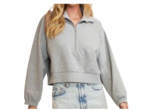 UMGEE LUXE KNIT HALF ZIP PULLOVER