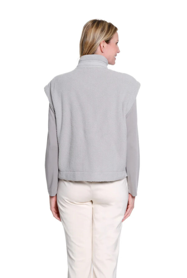 MULTIPLES FAUX FUR 2 POCKET VEST - 6th Street Fashions and Footwear
