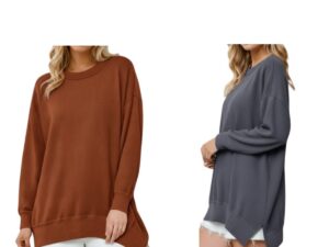 HAILEY APPAREL SUPER SOFT SIDE SLIT PULLOVER