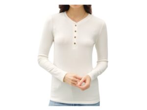 BE COOL ULTRA SOFT LONG SLEEVE HENLEY