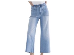 MICA DENIM HIGH RISE WIDE LEG CROP