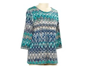 SOUTHERN LADY 3/4 SLEEVE PRINT TOP