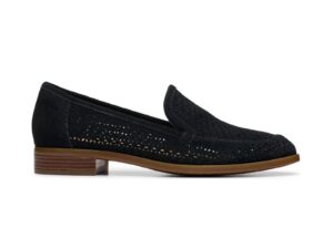 CLARKS TRISH COVE BLACK SUEDE