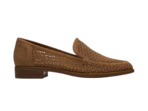 CLARKS TRISH COVE DARK SAND SUEDE