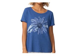 ESCAPE BY HABITAT SUNFLOWER CUFF SLEEVE TEE