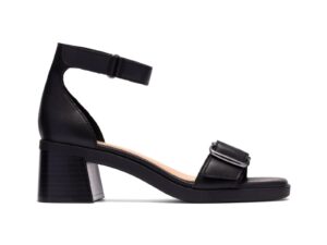 CLARKS JAYLAN DREAM BLACK LEATHER