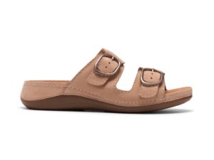 CLARKS CECILY STEP BEIGE NUBUCK