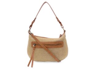 JOY SUSAN STRAW EFFIE HOBO WITH BRAID STRAP