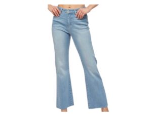 MICA DENIM HIGH RISE CROP FLARE