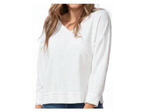 ESCAPE BY HABITAT MODAL SPANDEX TERRY REVERSIBLE PULLOVER