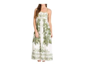BLUPEPPER POSITANO FLORAL MIDI DRESS