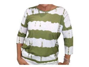 ETHYL SAGE TIE DYE KNIT TOP