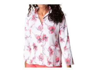 HABITAT CRINKLE COTTON WILDFLOWER SWING JACKET