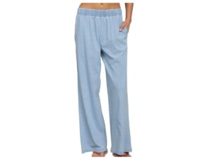 BLUPEPPER WASHED KNIT WIDE LEG PANT