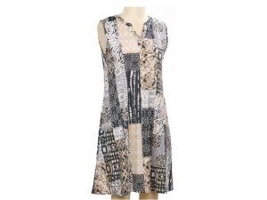 SOUTHERN LADY SLEEVELESS PRINT DRESS