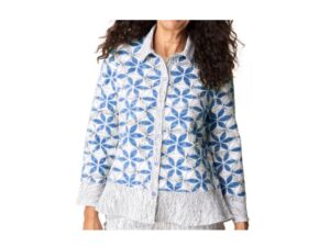 HABITAT CRINKLE CREPE FLORAL MIX JACKET