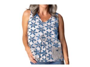HABITAT CRINKLE CREPE FLORAL MIX TANK