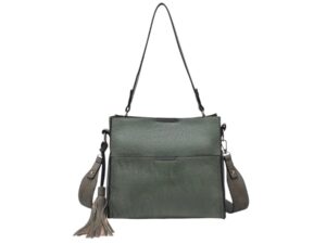 JEN & CO LYLA 2-IN-1 BUCKET BAG WITH STRAP