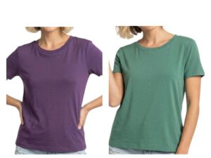 STACCATO SHORT SLEEVE ROUND NECK SOLID BASIC TEE