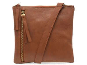 JOY SUSAN DAWN MULTI POCKET CROSSBODY WALNUT