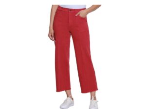 MULTIPLES CROP PANT WITH CENTER SEAM