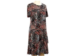 SOUTHERN LADY SHORT SLEEVE POLKA DOT DRESS