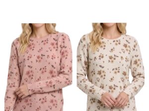 STACCATO SUPER SOFT FLORAL PRINT SWEATER