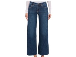 LOVERVET BY VERVET MID RISE WIDE LEG CROP