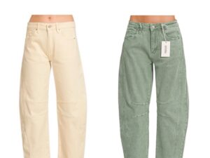 ZENANA BARREL LEG DENIM JEAN