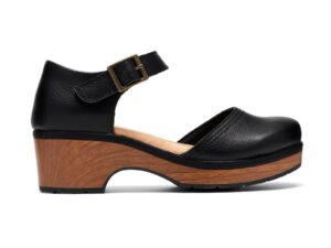 CLARKS PAIZLEE LEAH BLACK LEATHER