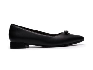 CLARKS NATALYN TRIM BLACK LEATHER