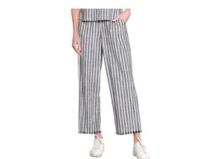 MULTIPLES DRAWSTRING WAIST STRIPE PANTS