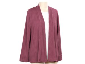 SOUTHERN LADY LONG SLEEVE WAVE KNIT OPEN FRONT JACKET