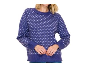 STACCATO JACQUARD PRINT SWEATER