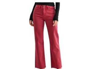 MICA DENIM HIGH RISE STRAIGHT ANKLE