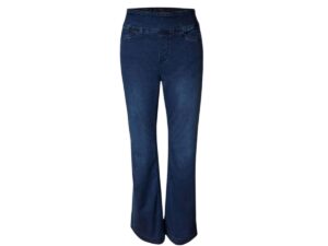 ETHYL DENIM PULL ON TROUSER FLARE
