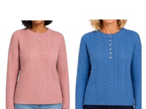 ETHYL SUPER SOFT CABLE KNIT SWEATER