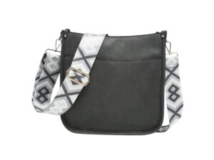JEN & CO CHARCOAL POSIE CROSSBODY