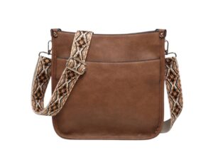 JEN & CO BROWN POSIE CROSSBODY