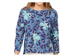 ESCAPE BY HABITAT FOLIAGE FLORAL BOXY TEE