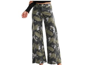 MICA DENIM MID RISE WIDE LEG