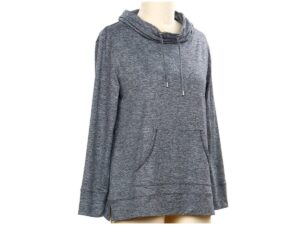 SOUTHERN LADY MARLED KNIT COWL NECK TOP