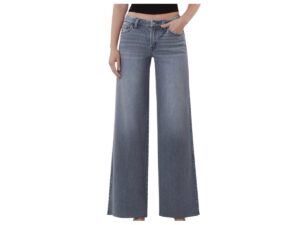 VERVET BY FLYING MONKEY MID RISE WIDE LEG JEAN