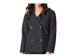 HABITAT STRETCH DOUBLE BREASTED DENIM JACKET