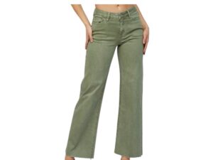 MICA DENIM HIGH RISE WIDE LEG ANKLE